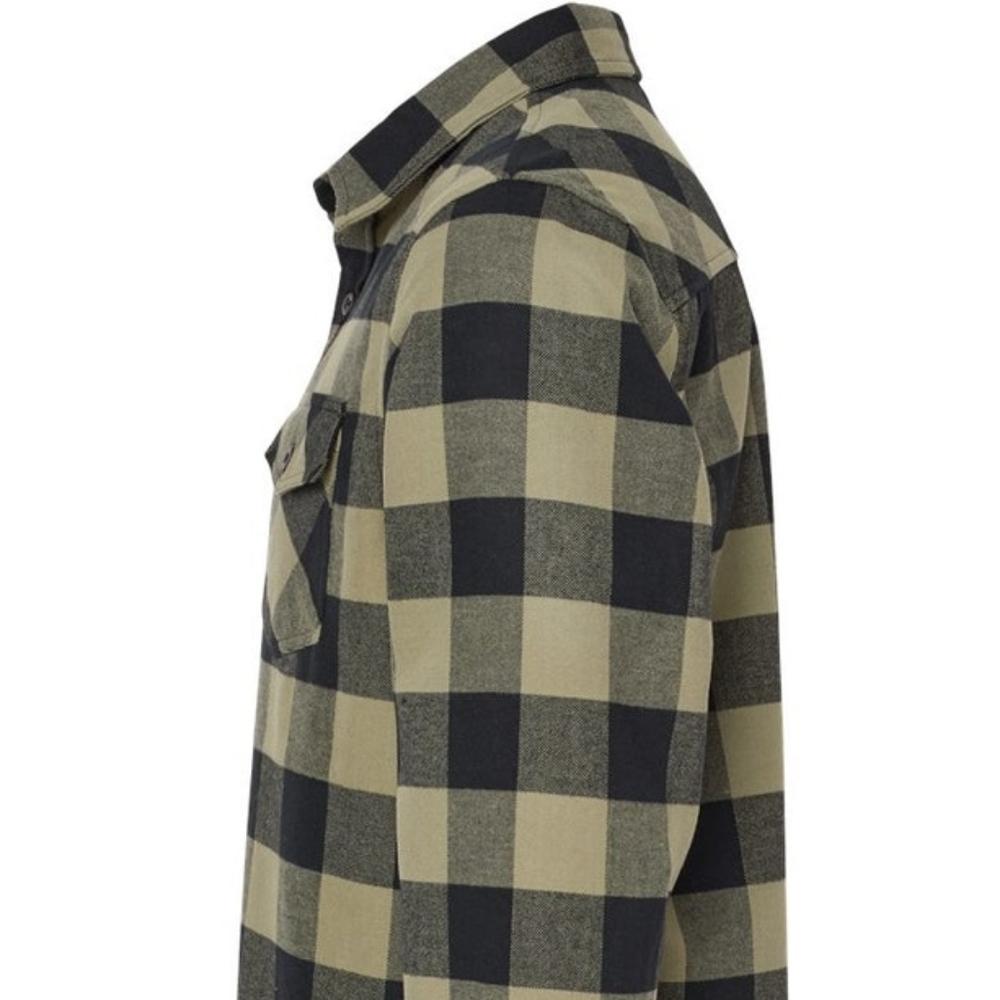 Men's Independent Brand Green Flannel Shirt NWOT - Picture 2 of 3
